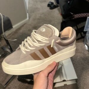 Adidas Beige and Brown Sneakers